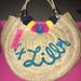 Lilly Pulitzer Bags | Lily Pulitzer Straw Purse | Color: Tan/Cream | Size: Os