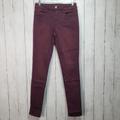 American Eagle Outfitters Jeans | American Eagle Outfitters Maroon Hi-Rise Jegging 4 | Color: Purple/Black | Size: 4