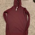 Lululemon Athletica Tops | Lulu Lemon Hoodie Maroon | Color: Brown | Size: 8