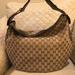 Gucci Bags | Gucci Vintage Canvas Print Hobo Bag | Color: Brown/Tan | Size: Os