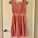 Kate Spade Dresses | Kate Spade Dress Sz M | Color: Red/Brown | Size: M