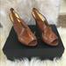 Michael Kors Shoes | Michael Kors Slingback Open Toe Sandals Size 9.5 | Color: Brown/Black | Size: 9.5