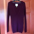 American Eagle Outfitters Sweaters | American Eagle Outfitters Pullover Hooded Sweater | Color: Purple | Size: M