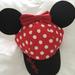 Disney Accessories | Disney Minnie Mouse Hat Like Brand New | Color: Red | Size: Os
