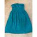 Anthropologie Dresses | Anthropologie Maeve Teal Strapless Sundress Sz 0 | Color: Blue | Size: 0