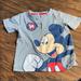 Disney Shirts & Tops | Disney Mickey Mouse Shirt | Color: Gray/White | Size: 18mb