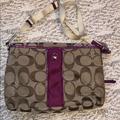 Coach Bags | Coach Messenger Bag | Color: Purple | Size: Os