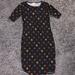 Lularoe Dresses | Lularoe Xs Lightweight Dress 3/4 Sleeve | Color: Black | Size: Xs