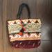 Anthropologie Bags | + Anthropologie + Beaded Tote Bag | Color: Tan/Brown | Size: Os