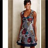 Anthropologie Dresses | Anthropologie Floral Dress | Color: Black | Size: L