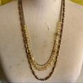 J. Crew Jewelry | J Crew Multi Strand Necklace Good Condition | Color: Tan | Size: Os