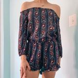 American Eagle Outfitters Dresses | American Eagle Romper | Color: Black | Size: Xxs