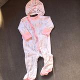 Jessica Simpson Pajamas | Jessica Simpson 3-6 Month Sleeper With Hat | Color: White | Size: 3-6mb