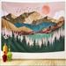 Urban Outfitters Wall Decor | New Mountain Tapestry | Color: Gray | Size: 50 X 60
