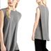 Lululemon Athletica Dresses | Lululemon Kit And Ace Brush Cape Mini Shift Top | Color: Gray | Size: S