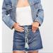 Free People Skirts | Free People Kaia Lace Up Skirt | Color: Silver | Size: 24