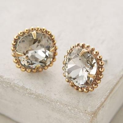 Anthropologie Jewelry | Anthropologie Sorrelli Swarovski Nolia Studs | Color: Cream/White | Size: Os