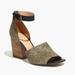 Madewell Shoes | Madewell Alena Ankle Strap Calf Hair Sandal Sz 8 | Color: Silver | Size: 8