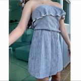 American Eagle Outfitters Dresses | Cute American Eagle Stripped Dress | Color: Blue | Size: Xxs