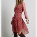 Free People Dresses | Free People Charlotte Dress Size Xs | Color: Red/Brown | Size: Xs