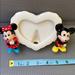 Disney Accents | Disney Picture Frame Euc Featuring Mickey & Minnie | Color: Cream/White | Size: Os