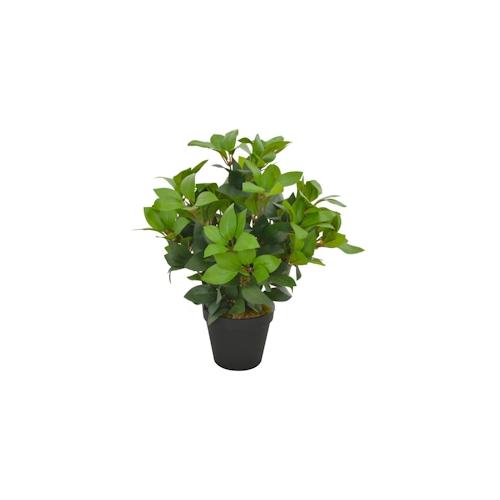 vidaXL Künstliche Pflanze Lorbeerbaum mit Topf Grün 40 cm