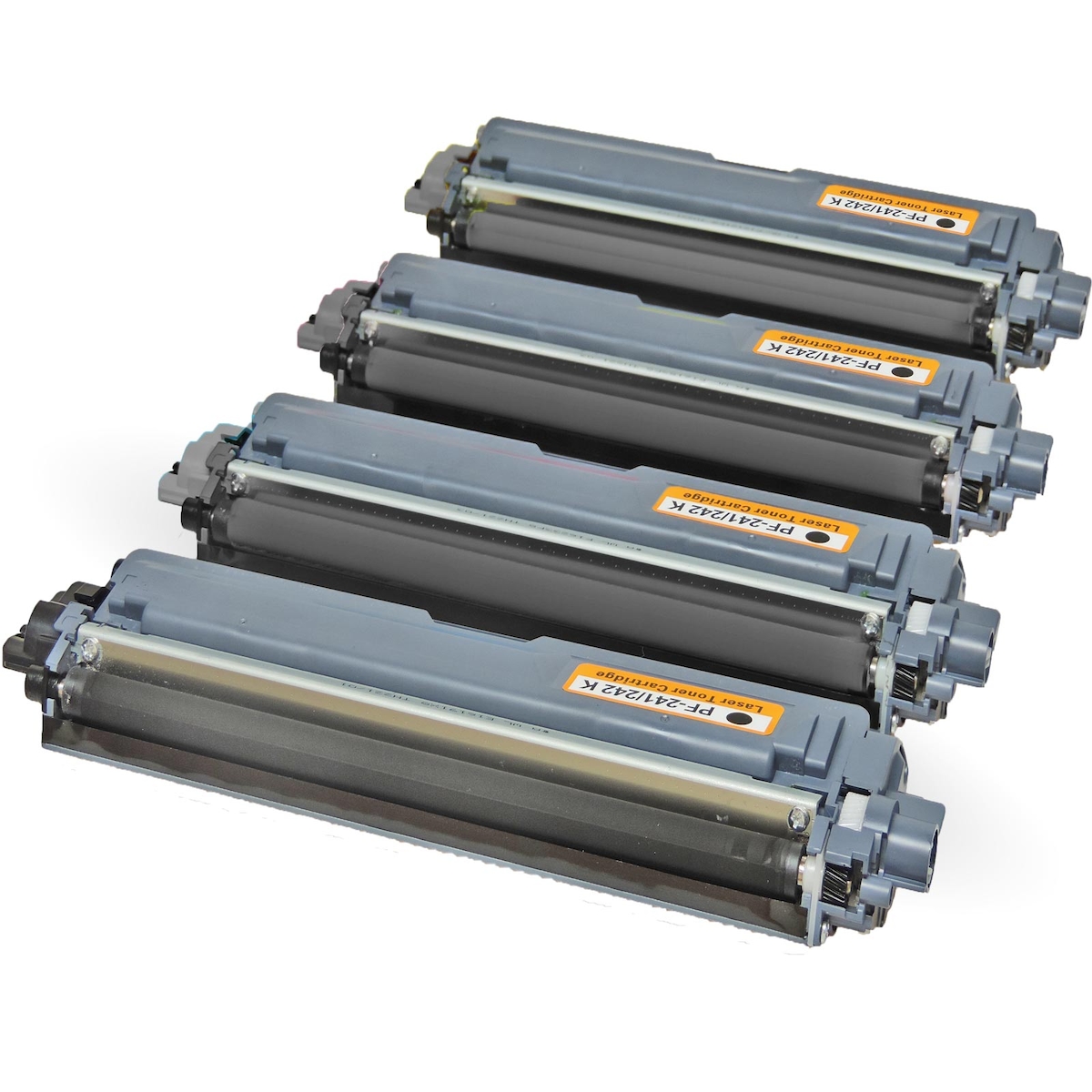 Kompatibel Brother TN-242 Toner Multipack 4 schwarze Tonerpatronen für je 2.500 Seiten von D&C Image
