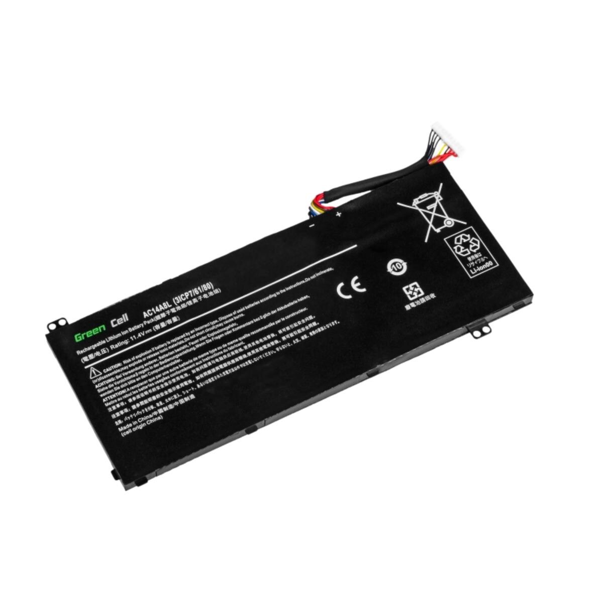 Green Cell ® Laptop Battery AC14A8L