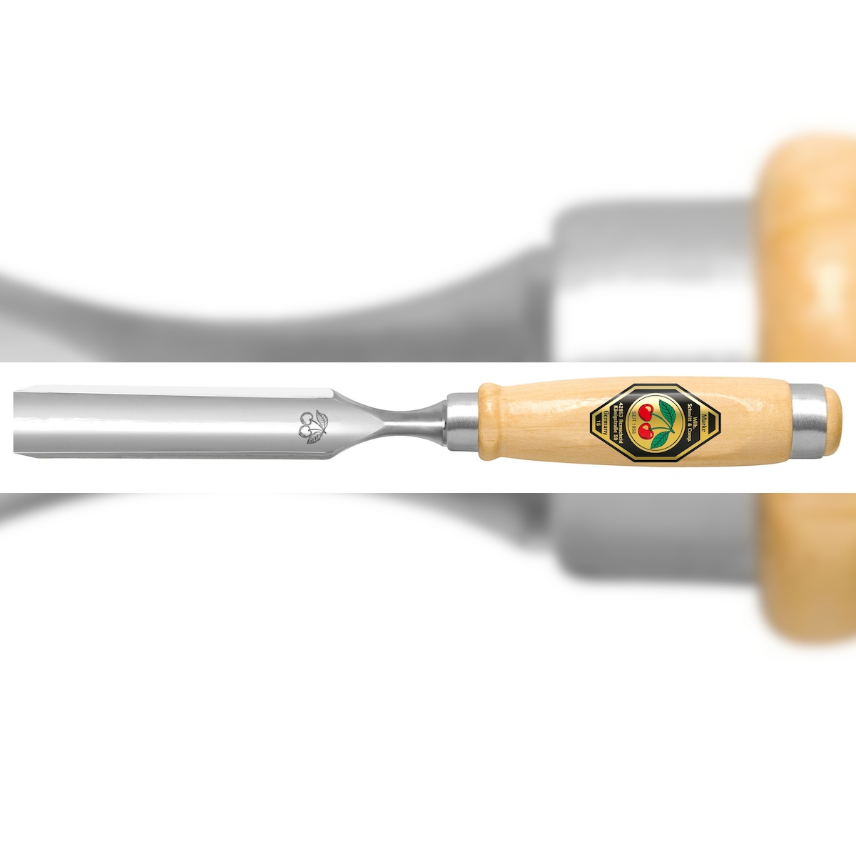 Kirschen Hohlbeitel mit Weißbuchenheft, 30mm Image