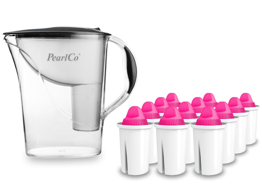 PearlCo Wasserfilter Standard anthrazit inkl. 12 AquaMag Filterkartuschen Image