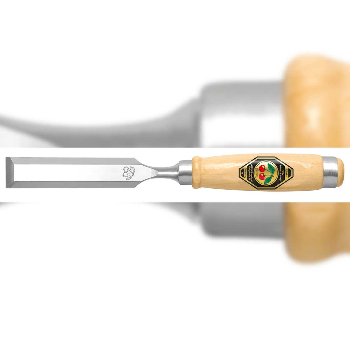 Kirschen Stechbeitel mit Weißbuchenheft - 28mm Image