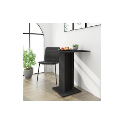 vidaXL Bistrotisch Schwarz 60x60x75 cm Holzwerkstoff