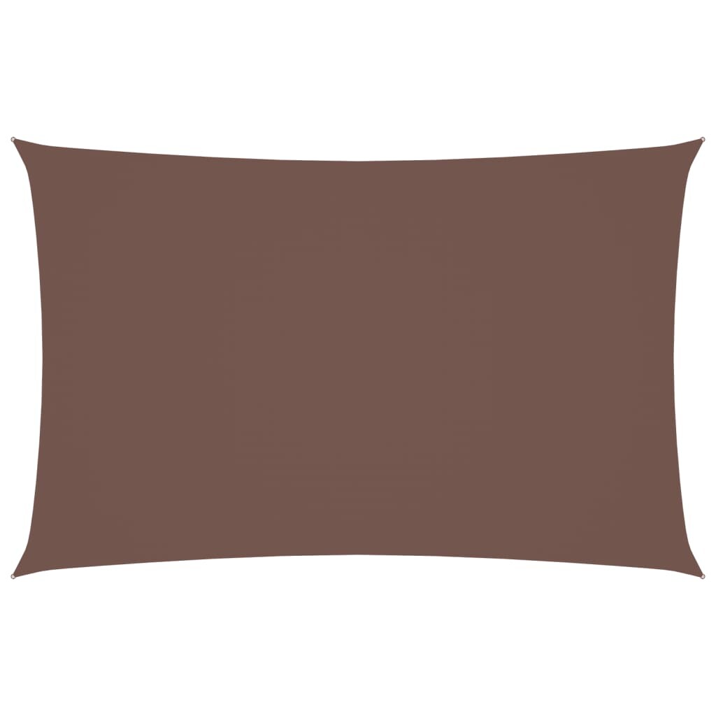 vidaXL Sonnensegel Oxford-Gewebe Rechteckig 2x5 m Braun Image