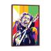 East Urban Home Bob Marley II by Dayat Banggai - Graphic Art Print Canvas/Metal | 48 H x 32 W x 1.5 D in | Wayfair 0AD6BDE744504B9988C71FF945AA29F0