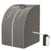 Topbuy Single Person Indoor Portable Traditional Steam Sauna | 40 H x 34 W x 30.5 D in | Wayfair TOPB004172