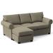 Gray Sectional - Edgecombe Furniture Layla 86" Wide Reversible Sleeper Sofa & Chaise w/ Ottoman Other Performance s | 37 H x 86 W x 63 D in | Wayfair