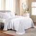 House of Hampton® Daryah 100% Cotton Modern & Contemporary Oversized Coverlet/Bedspread Set Cotton in White | Full Coverlet + 2 Shams | Wayfair