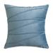 Ebern Designs Velvet Cross Lines Square Cushion Cover Polyester/Polyfill/Velvet in Blue | 20 H x 20 W x 5 D in | Wayfair