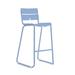 OASIQ Corail 31.13" Patio Bar Stool w/ Cushion in Blue | 42.56 H x 21.5 W x 24.63 D in | Wayfair 1001050040000-CN