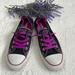 Converse Shoes | Converse All Stars Euc! Size 6 | Color: Black/Purple | Size: 6