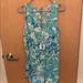 Lilly Pulitzer Other | Lilly Pulitzer Floral Romper....With Pockets!! | Color: Blue/Green | Size: L