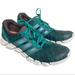 Adidas Shoes | Adidas Adipure Crazy Quick Comfort Flexible Running Shoes Sneakers Size 10 | Color: Blue/Green | Size: 10