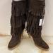 Michael Kors Shoes | Michael Kors Brown Leather Upper Boots | Color: Brown | Size: 8.5