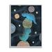 Stupell Industries Galactic Dinosaur Astronauts Outer Space Planets Wall Plaque Art By Ziwei Li Wood in Brown | 30 H x 24 W in | Wayfair