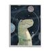 Stupell Industries Outer Space Dinosaur Glass Helmet Galactic Planets Gray Farmhouse Oversized Rustic Framed Giclee Texturized Art By Ziwei Li Wood | Wayfair