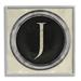 Stupell Industries Letter J Initial Vintage Shape Typewriter Key Wall Plaque Art By Daphne Polselli Wood in Brown | 24 H x 24 W x 1.5 D in | Wayfair