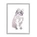 Stupell Industries Grey Shorthair Kitten Portrait Minimal Pet Cat Oversized Wall Plaque Art By Verbrugge Watercolor in Brown | Wayfair