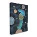 Stupell Industries Galactic Dinosaur Astronauts Outer Space Planets Wall Plaque Art By Ziwei Li Canvas in White | 48 H x 36 W x 1.5 D in | Wayfair