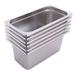 Prep & Savour Rohando 6 Container Food Storage Container Set Stainless Steel in Gray | 4 H x 12.8 W x 10.43 D in | Wayfair