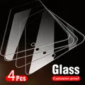Protecteur d'écran 4 pièces Film de sécurité en verre trempé pour Samsung Galaxy A52 A52s 5G A5 A